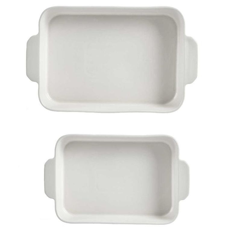 Vessia, porcelanowe naczynia do zapiekania z uchwytami, 2 szt.