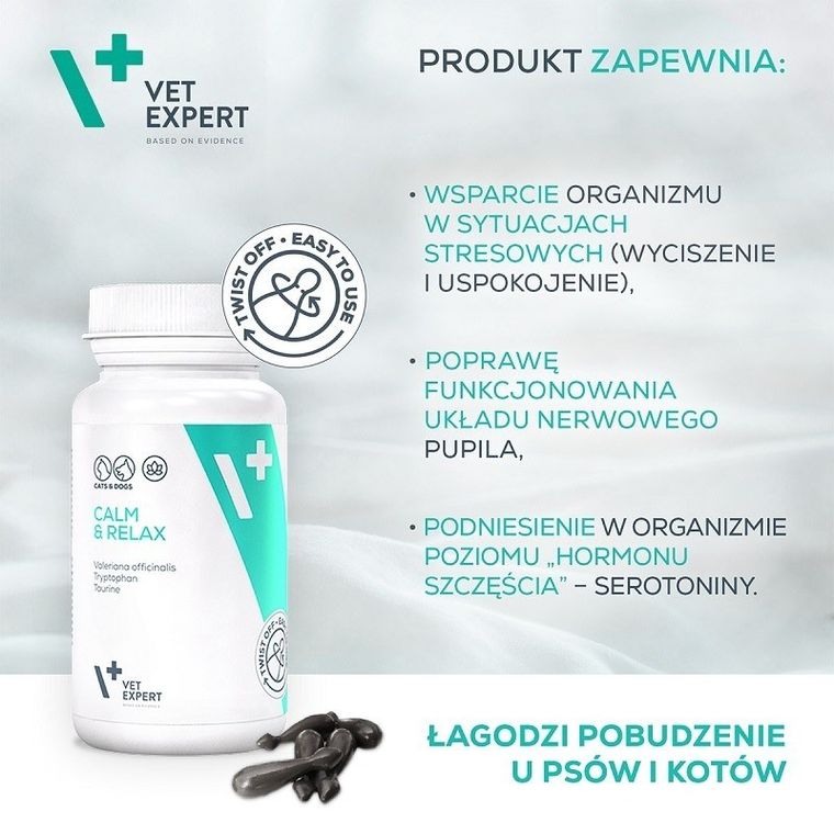 VetExpert, calm&relax, 30 kaps.