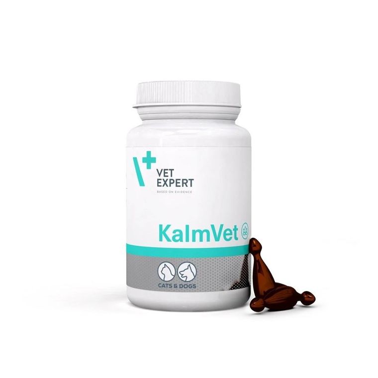 VetExpert, KalmVet, preparat na objawy stresu dla psów i kotów, 60 tabletek