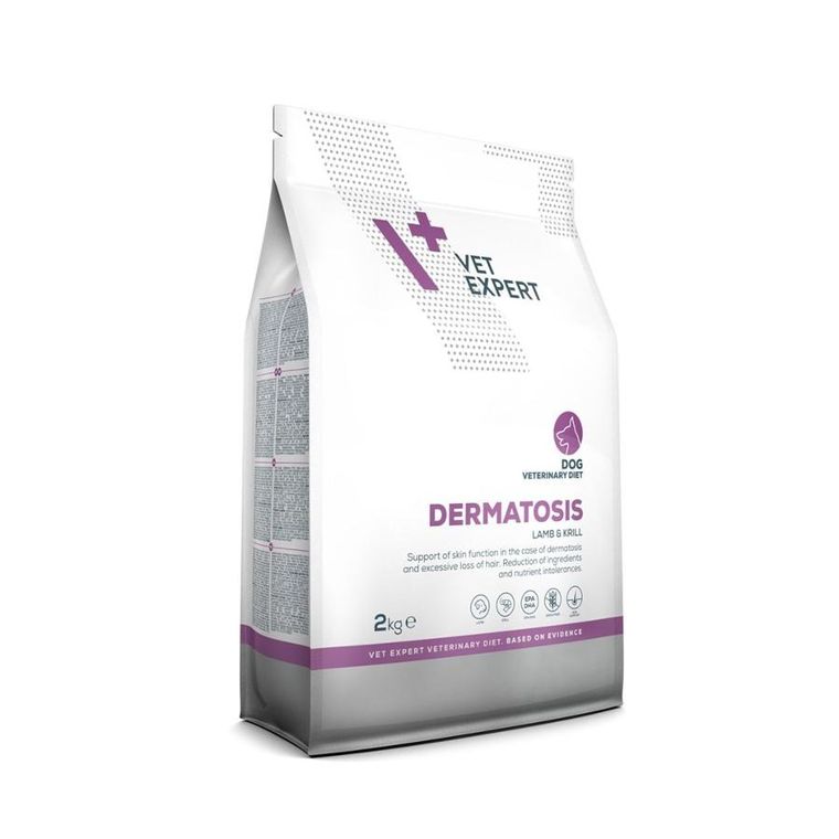 VetExpert, Veterinary Diet Dermatosis dog, Lamb&Krill, 2 kg