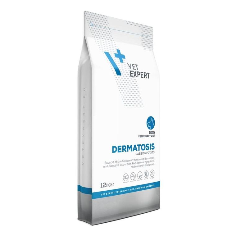 VetExpert, Veterinary Diet Dermatosis dog, Rabbit&Potato, 12 kg