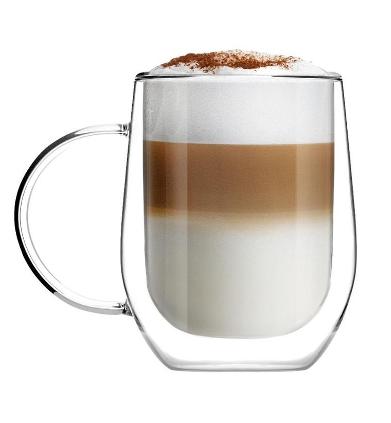 Vialli Design, Amo, komplet 2 szklanek z podwójną ścianką, 300 ml