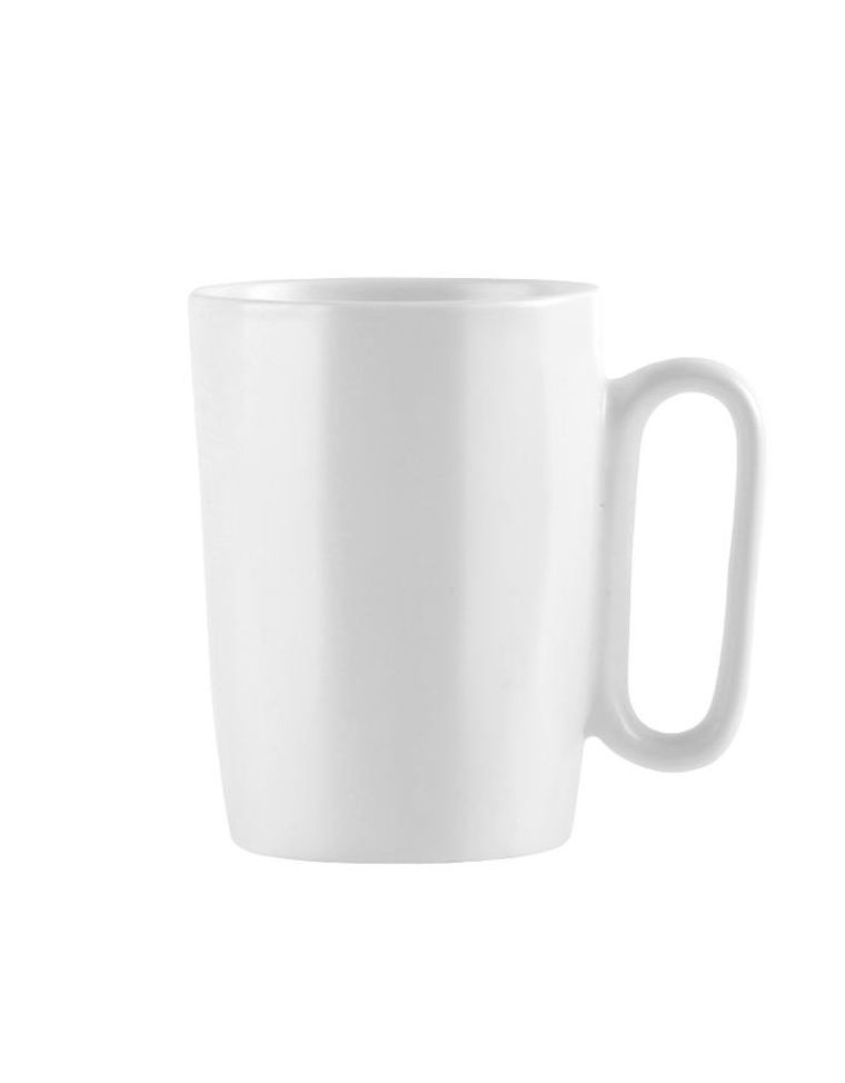 Vialli Design, dwa kubki ceramiczne z uszkiem, 250 ml, Fuori białe