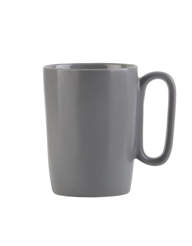 Vialli Design, dwa kubki ceramiczne z uszkiem, 250 ml, Fuori szare