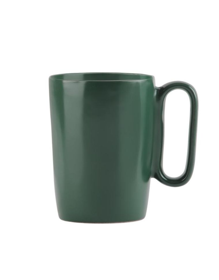 Vialli Design, dwa kubki ceramiczne z uszkiem, 250 ml, Fuori zielone