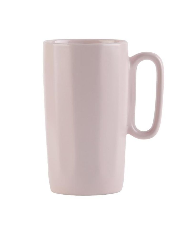 Vialli Design, dwa kubki ceramiczne z uszkiem, 330 ml, Fuori różowe