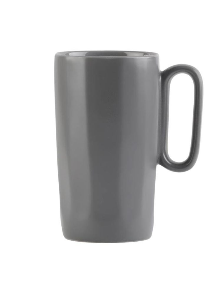 Vialli Design, dwa kubki ceramiczne z uszkiem, 330 ml, Fuori szare
