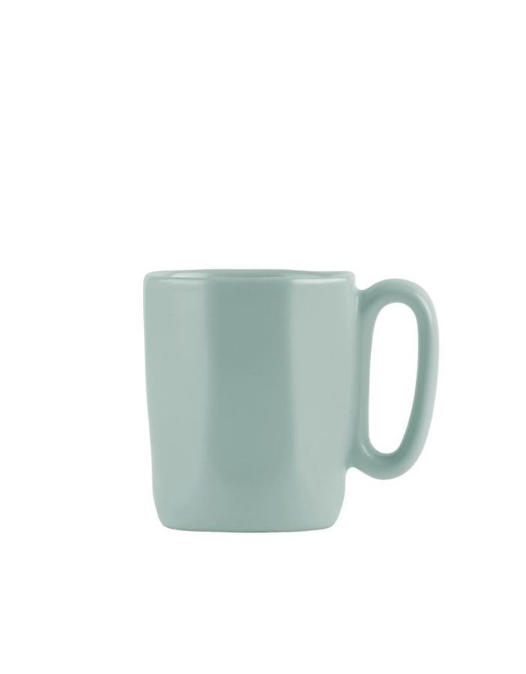 Vialli Design, dwa kubki ceramiczne z uszkiem, 80 ml, Fuori miętowe