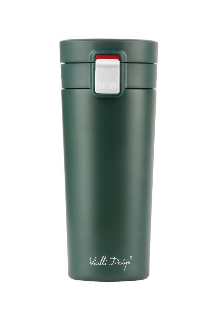 Vialli Design, Fuori, kubek termiczny, zielony, 400 ml