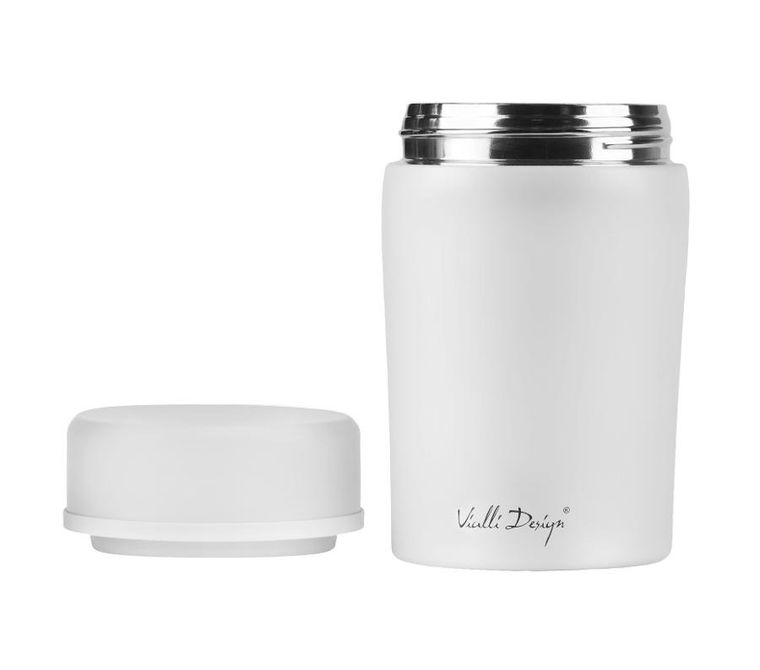 Vialli Design, Fuori, termos obiadowy, biały, 500 ml