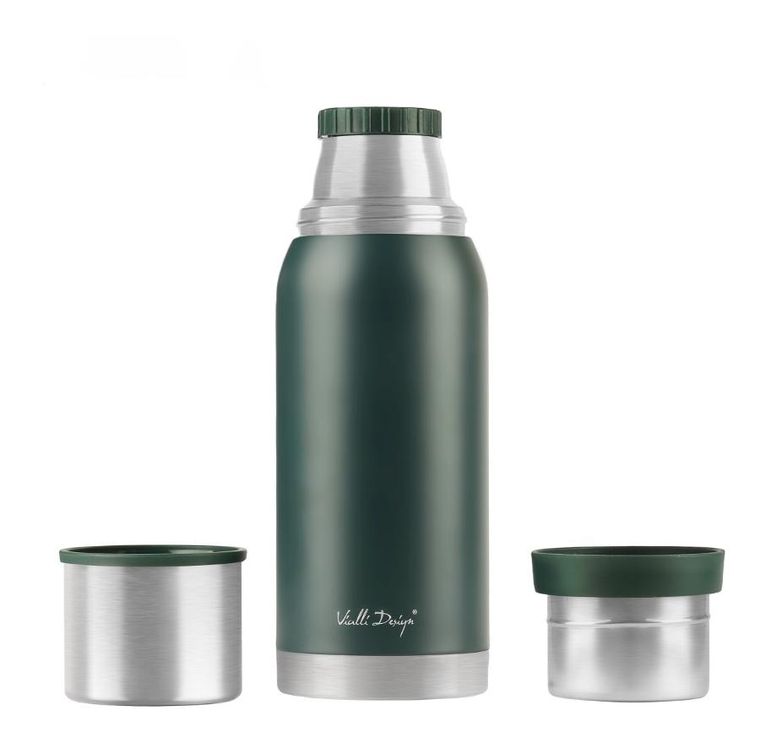 Vialli Design, Fuori, termos turystyczny, zielony, 1l