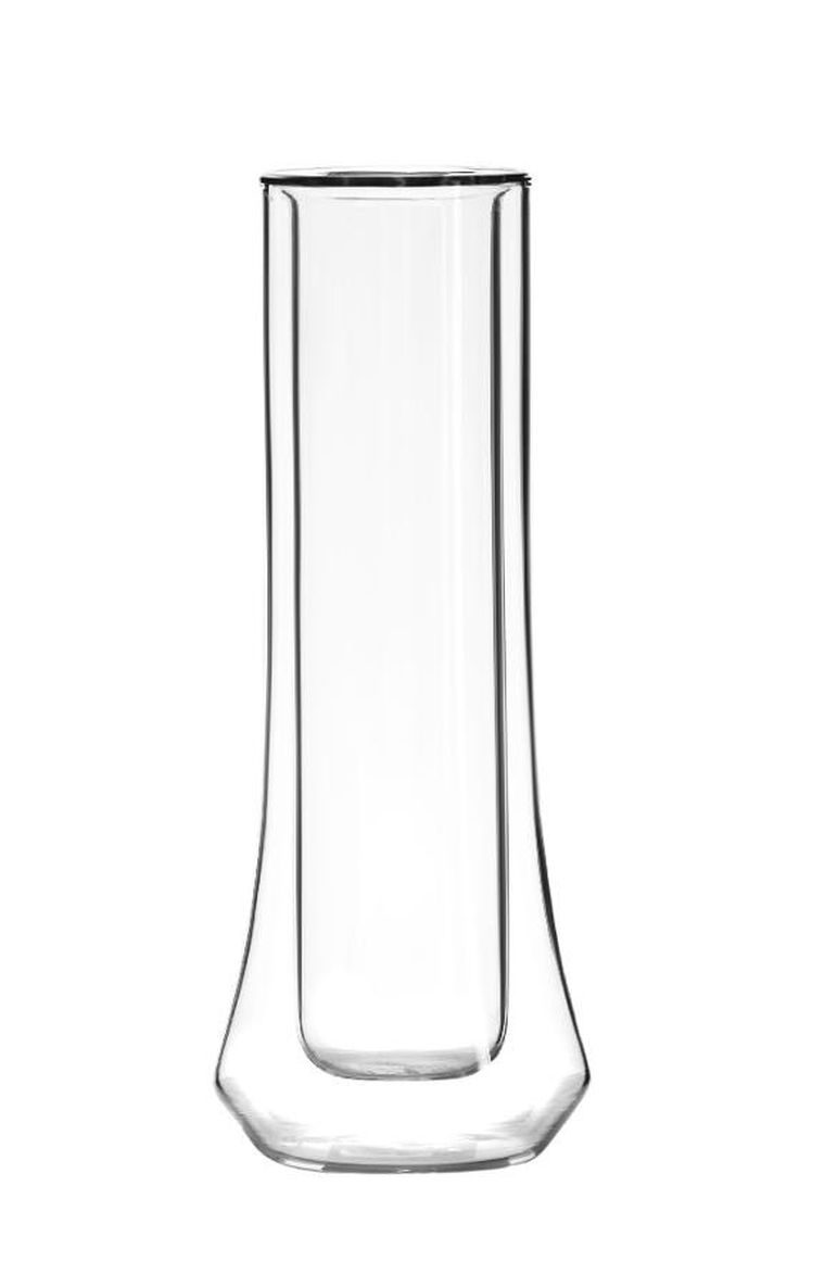 Vialli Design, komplet 2 kieliszków do szampana z podwójną ścianką Soho, 140 ml