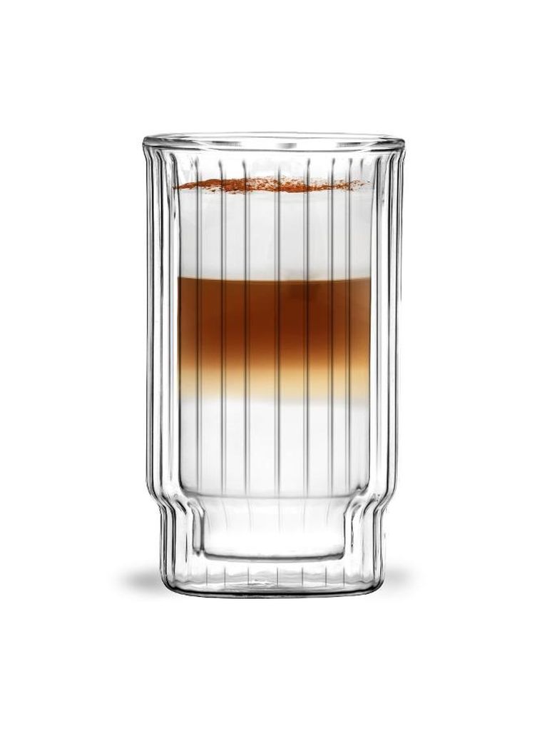Vialli Design, Lungo, pucharki do deserów z podwójną ścianką, 300 ml, 2 szt.