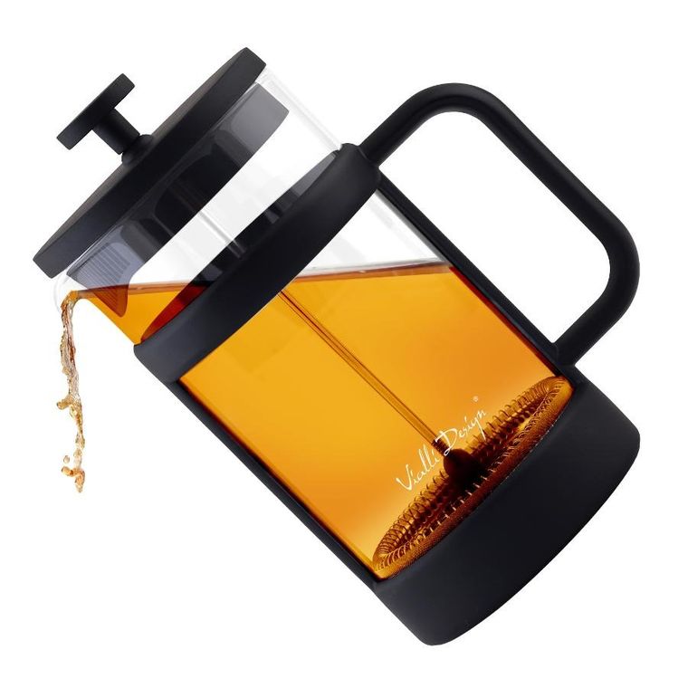 Vialli Design, Senso, zaparzacz do kawy i herbaty, czarny, 1000 ml