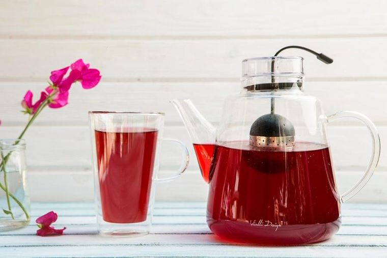 Vialli Design, zaparzacz do herbaty, Amo, czarny, 1500 ml