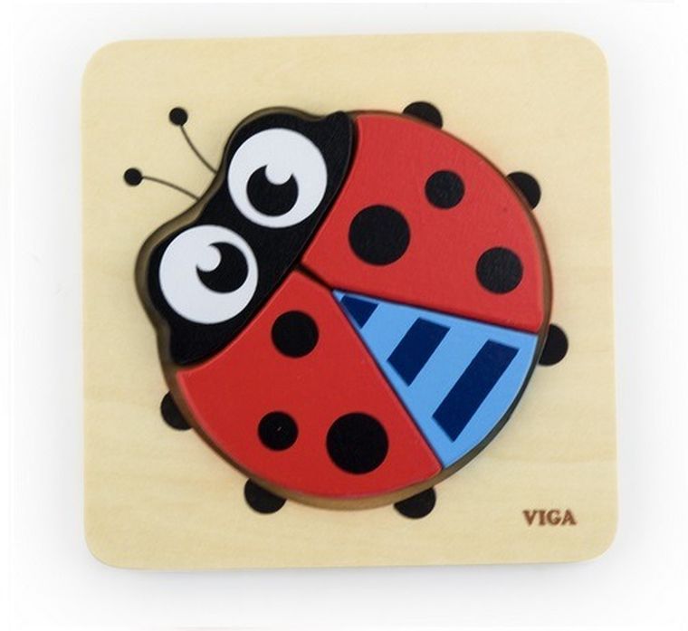 Viga, biedronka, pierwsze puzzle maluszka