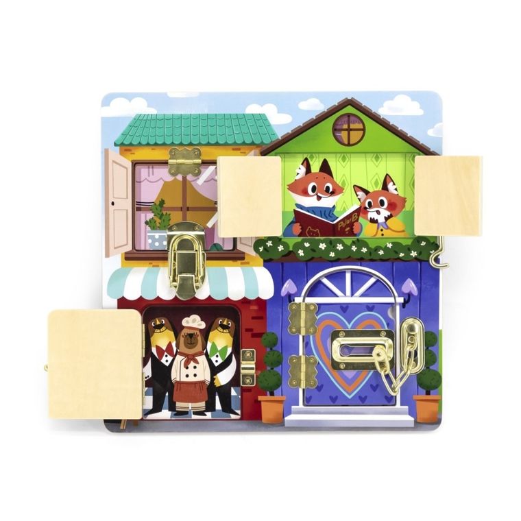 Viga, domek, tablica manipulacyjna