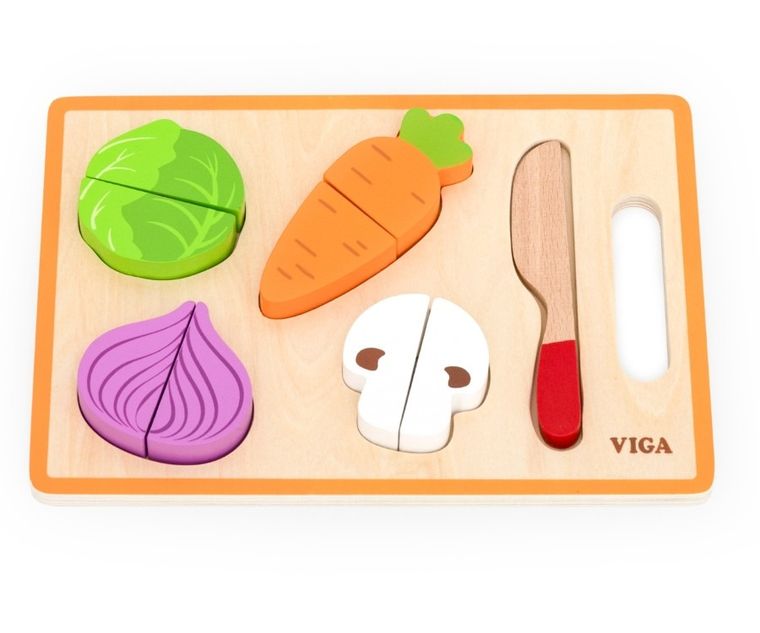 Viga, kolorowe warzywa do krojenia