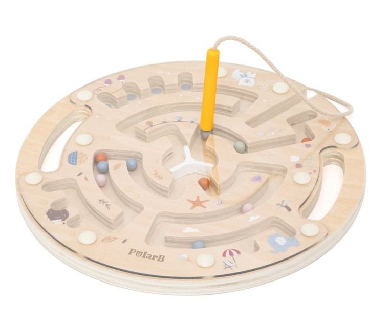 Viga, PolarB, drewniany labirynt magnetyczny, gra zręcznościowa