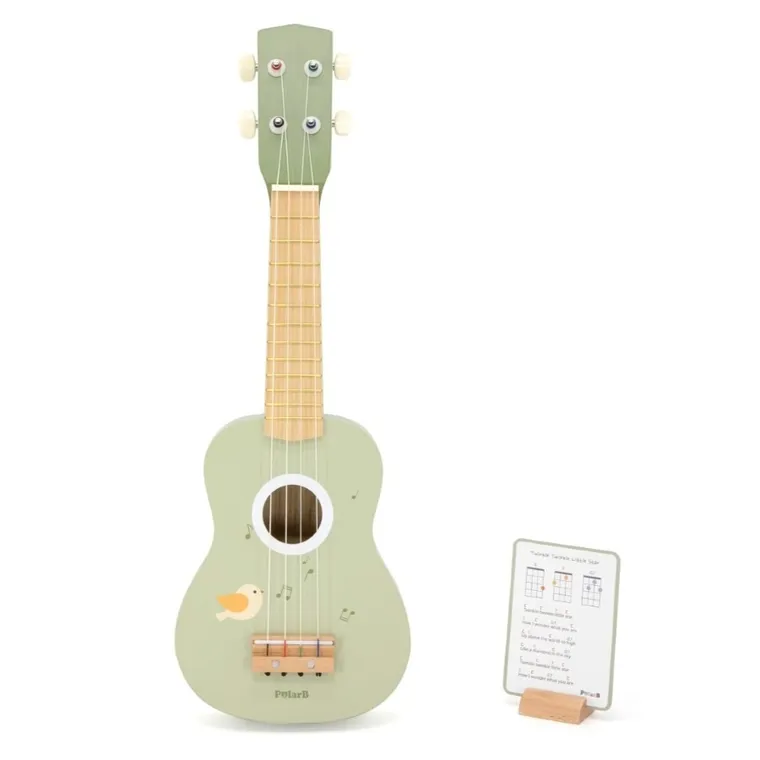 Viga, PolarB, gitara, zielona, 21"
