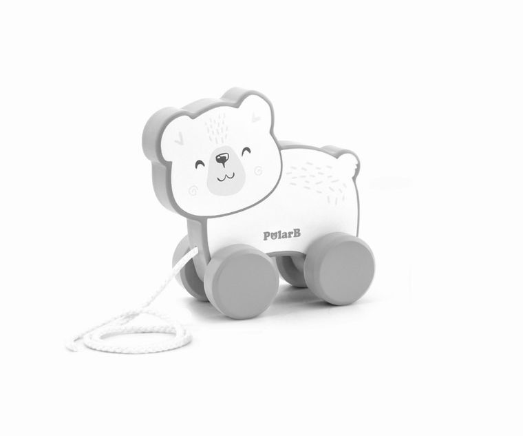 Viga, PolarB, zestaw do ciągnięcia i piramidka, miś