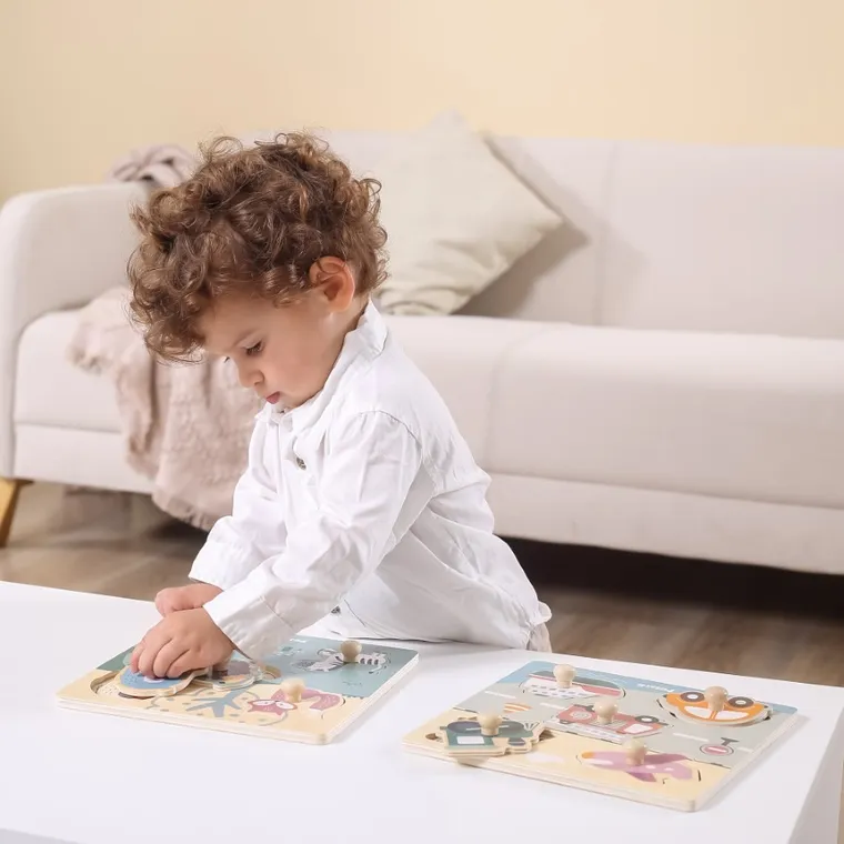 Viga, PolarB, Zwierzęta, puzzle z uchwytami