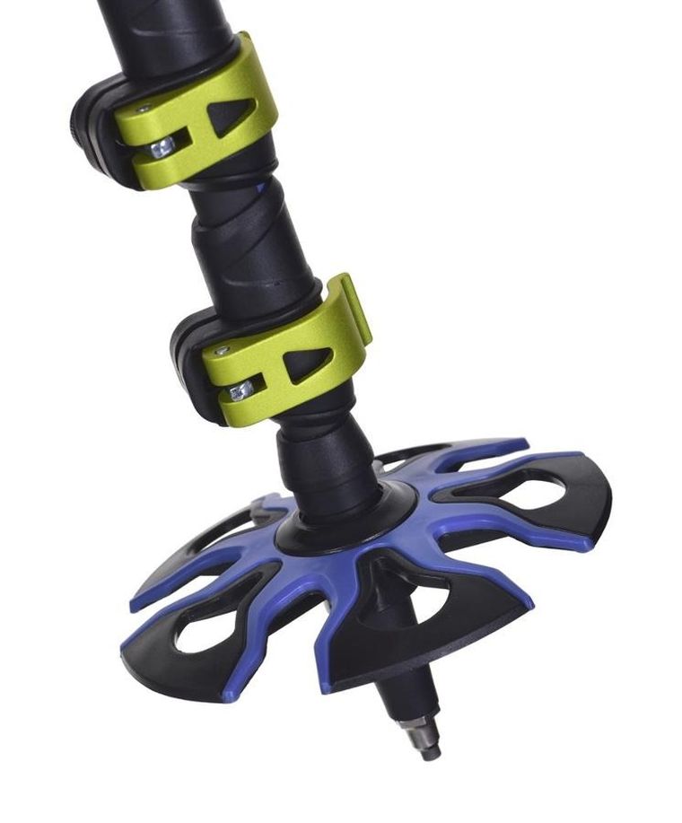 Viking, Carbo Lite, kije trekingowe, czarno-limonkowe