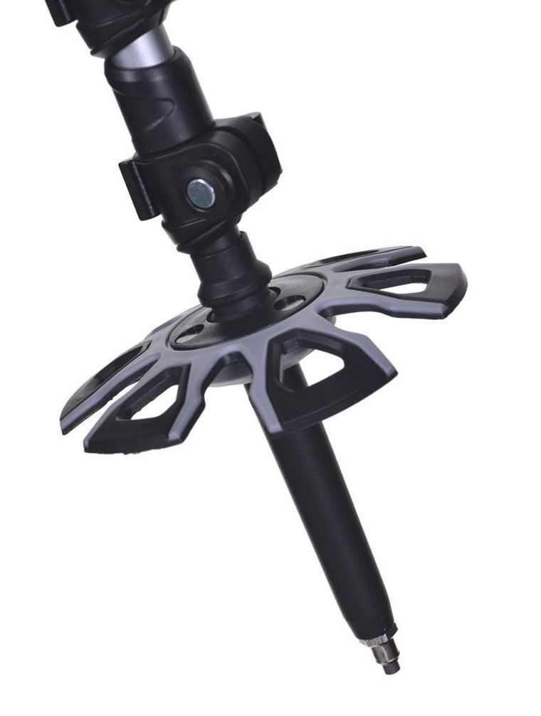 Viking, Vario Tour Skitouring, kije trekkingowe, czarno-szare, 2 szt.