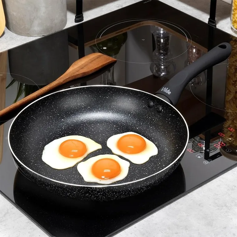 Vilde, Black Line, patelnia granitowa, 26 cm