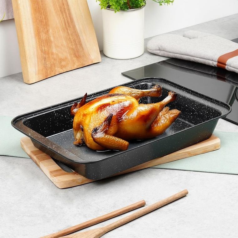 Vilde, brytfanna, granitowa, 37,5-25,5-5 cm