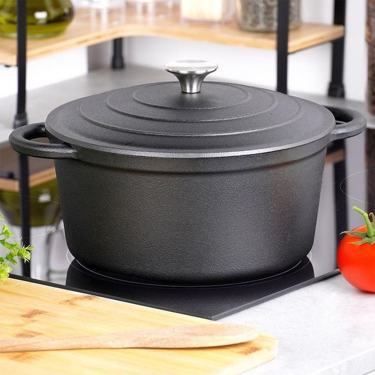 Vilde, Cast Line, garnek z pokrywką, żeliwny, 3,9l