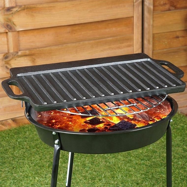 Vilde, Cast Line, płyta żeliwna grillowa dwustronna, 40-21 cm