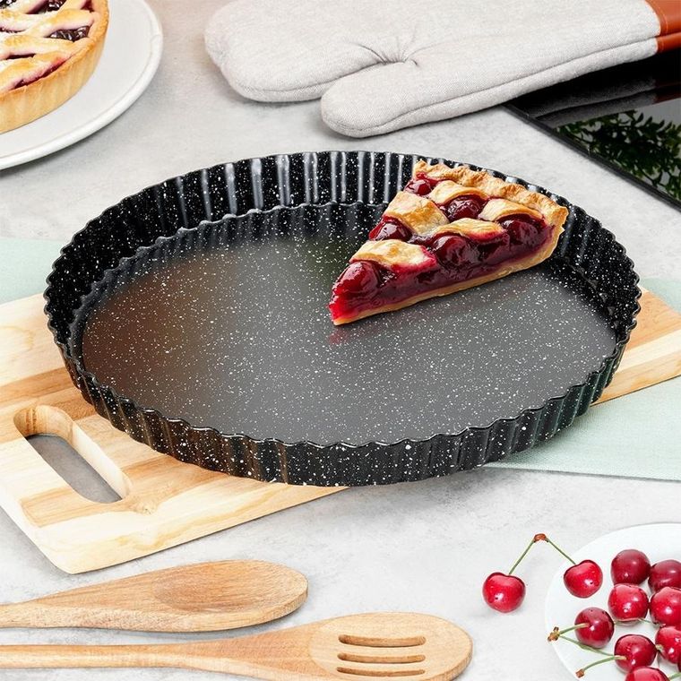 Vilde, forma do tarty, granitowa z wyjmowanym dnem, 28-3 cm