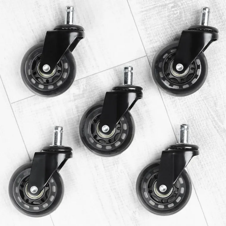 Vilde, kółka do fotela IKEA, kauczukowe, 6,3 cm/10 mm, 5 szt.