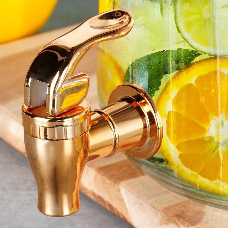 Vilde, kranik do słoja na napoje, miedziany