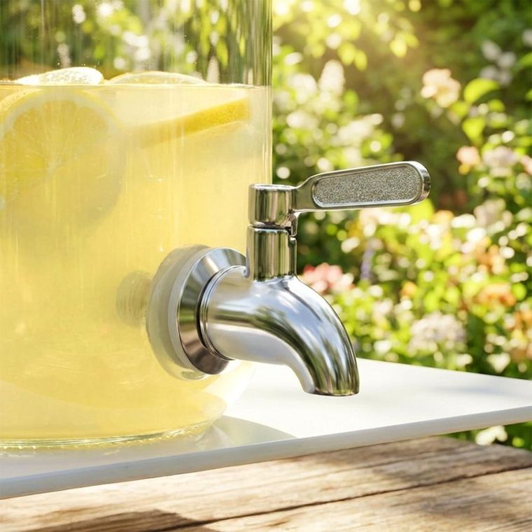 Vilde, kranik do słoja, stalowy, na napoje