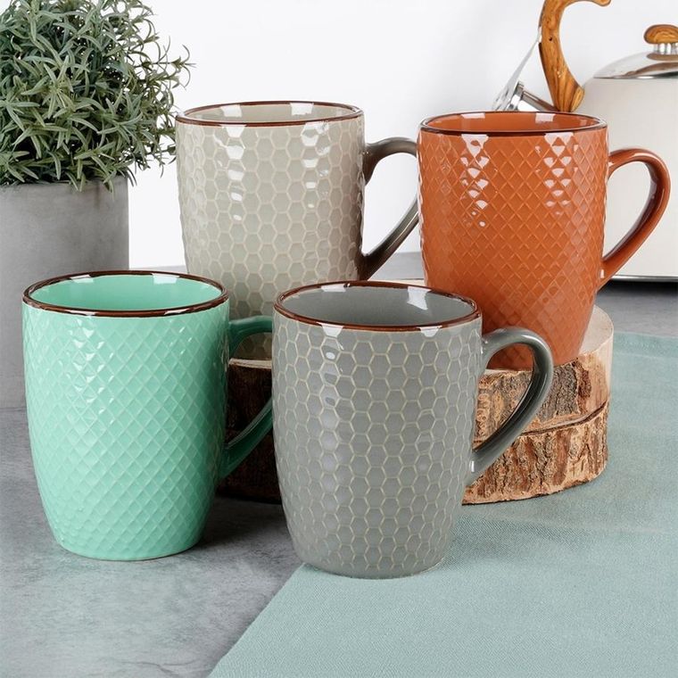 Vilde, kubki ceramiczne, 400 ml, 4 szt.