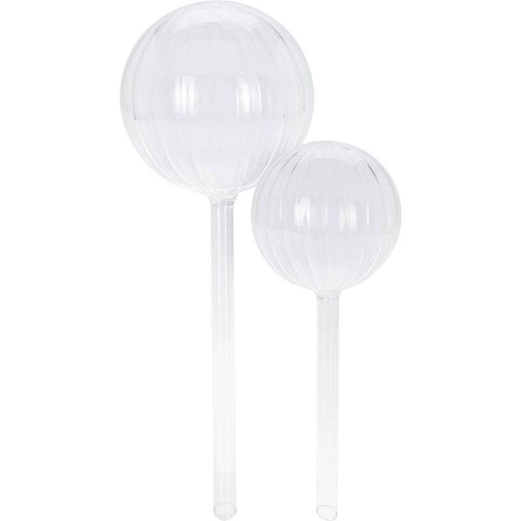 Vilde, kule nawadniające do roślin, szklane, 2 szt.