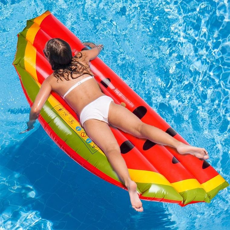 Vilde, materac do pływania, arbuz, 174-58-13 cm