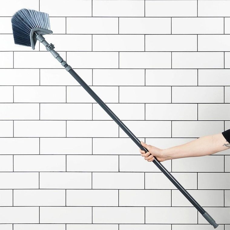 Vilde, miotła teleskopowa do kurzu i pajęczyn trójkątna, 140-327 cm