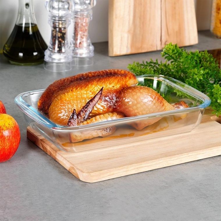 Vilde, naczynie żaroodporne szklane, 29.5-17.5-5 cm, 1,6 l