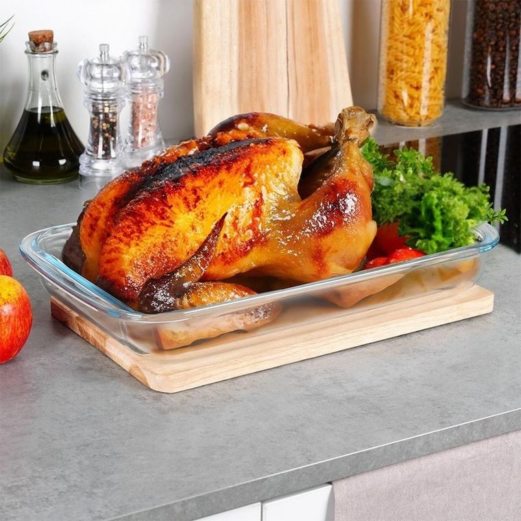 Vilde, naczynie żaroodporne, szklane, 39.5-24-5 cm, 3 l