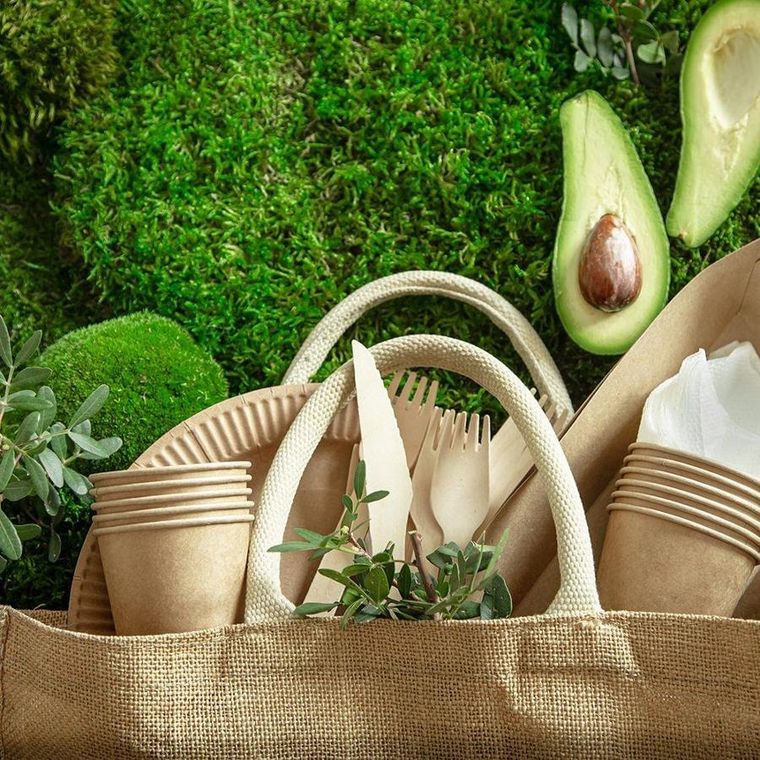 Vilde, noże drewniane naturalne, 20 szt.