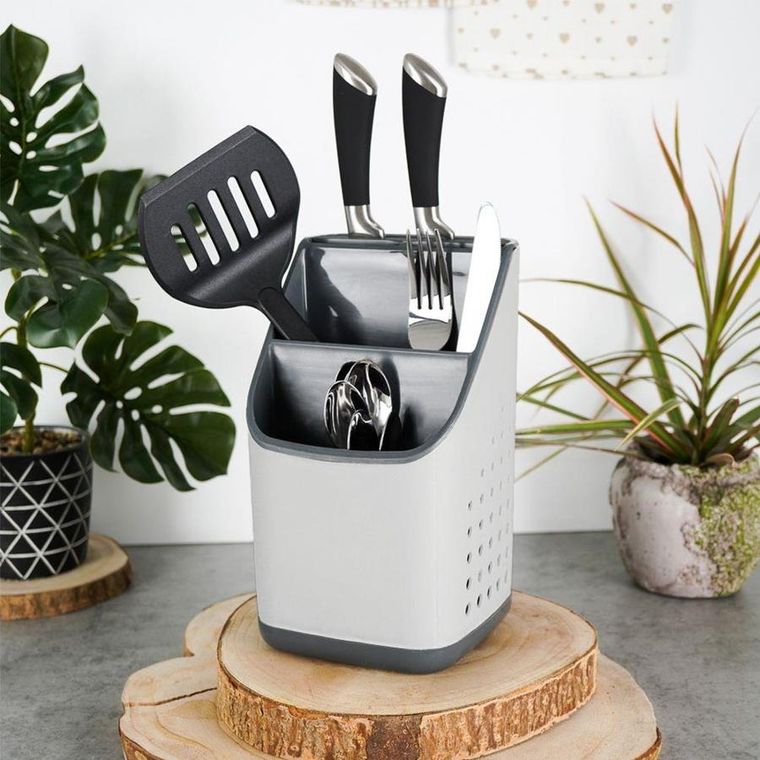 Vilde, ociekacz na sztućce, przybory kuchenne, 14-14-23 cm