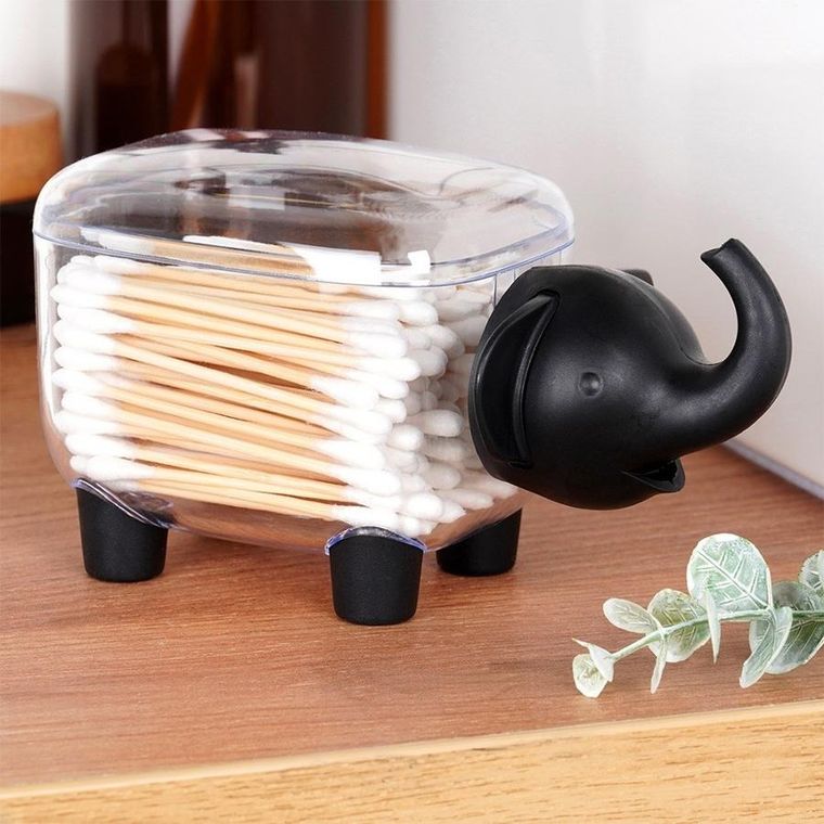 Vilde, pojemnik na patyczki i płatki kosmetyczne, 15,5 cm