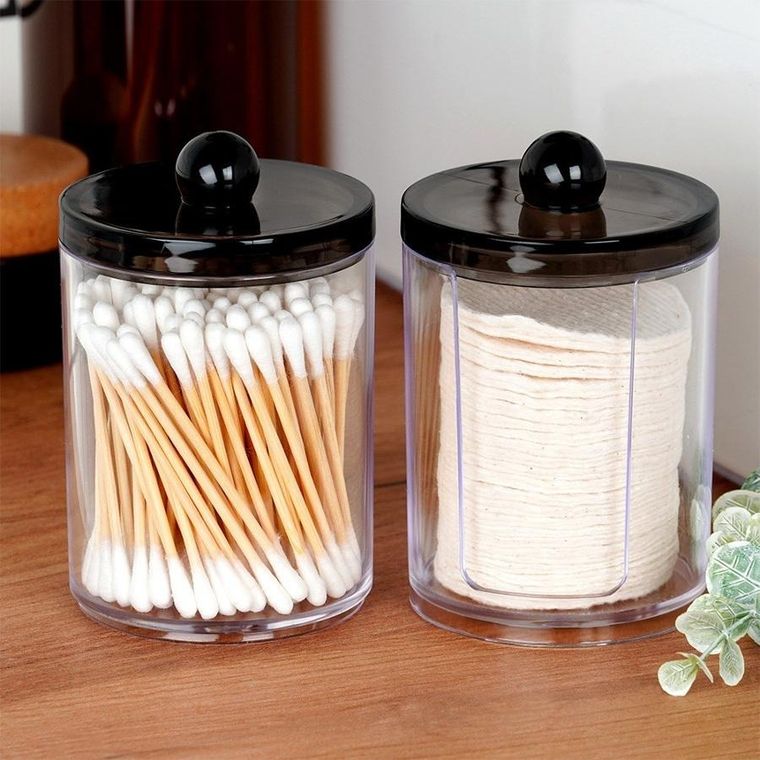 Vilde, pojemnik na patyczki i płatki kosmetyczne, 2 szt.