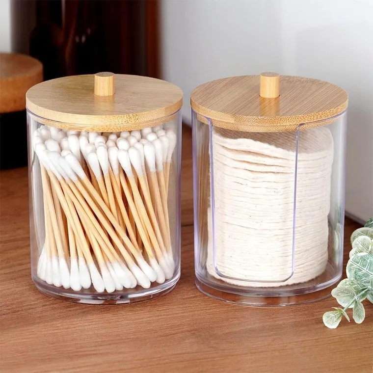 Vilde, pojemnik na patyczki i płatki kosmetyczne, 2 szt.