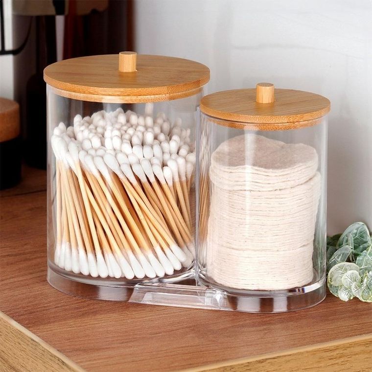 Vilde, pojemnik na patyczki i płatki kosmetyczne