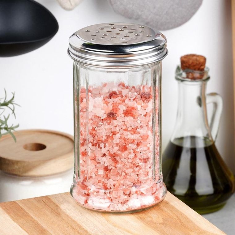 Vilde, pojemnik na przyprawy z sitkiem szklany, 350 ml