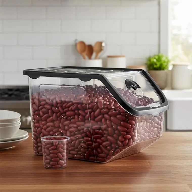 Vilde, pojemnik na warzywa i owoce, z pokrywką, przezroczysty, 12 l